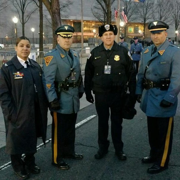 NJSP's tweet photo. We are very proud to be able to serve during the 2017 #Inauguration A great #American tradition! https://t.co/u3Egw7wfJM