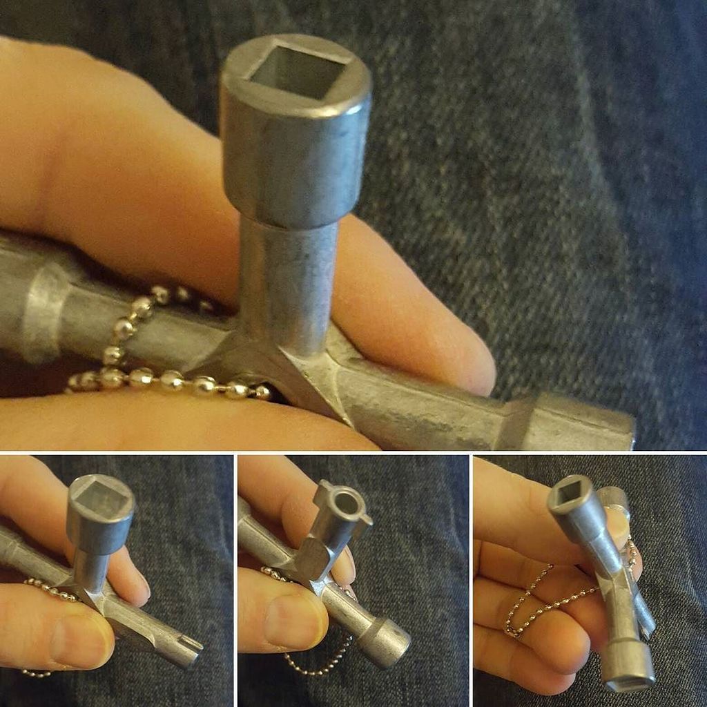 USGblog's tweet photo. A nifty tool to get you into utility boxes and spaces or to open water faucets. #edc #edctool #edcpack #survival #s… https://t.co/2RRxuNpY0b