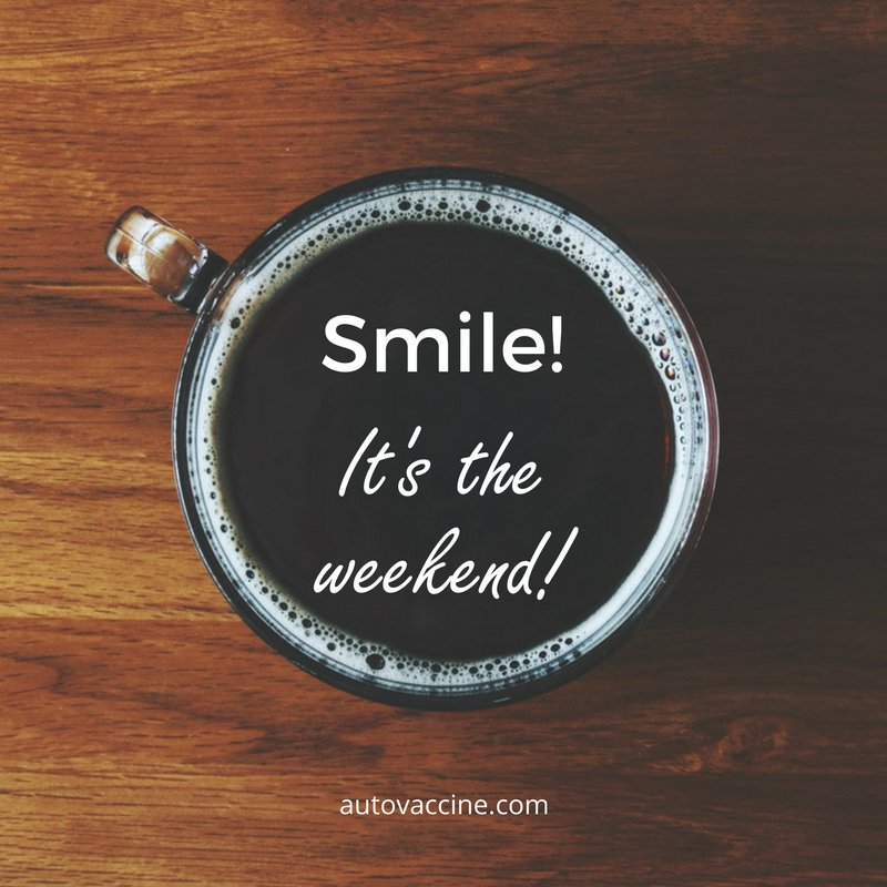 AutoVaccine's tweet image. Weekend is the longest coffee break! 😘 Have a wonderful one!