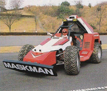 Red Mask driving the Maskmobile ;)
#maskman #supersentai #redmask