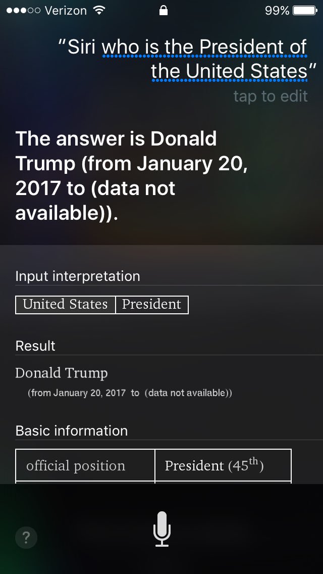 jonluke_hale's tweet photo. For all you cry babies who refuse to believe it just ask Siri #heisyourpresident🇺🇸 https://t.co/WEnO4UlJhw