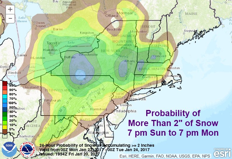 NWSEastern's tweet photo. Potential for some heavy snows interior NY and New England Monday and Tuesday from an intensifying coastal storm. https://t.co/dUWMhsTrPz
