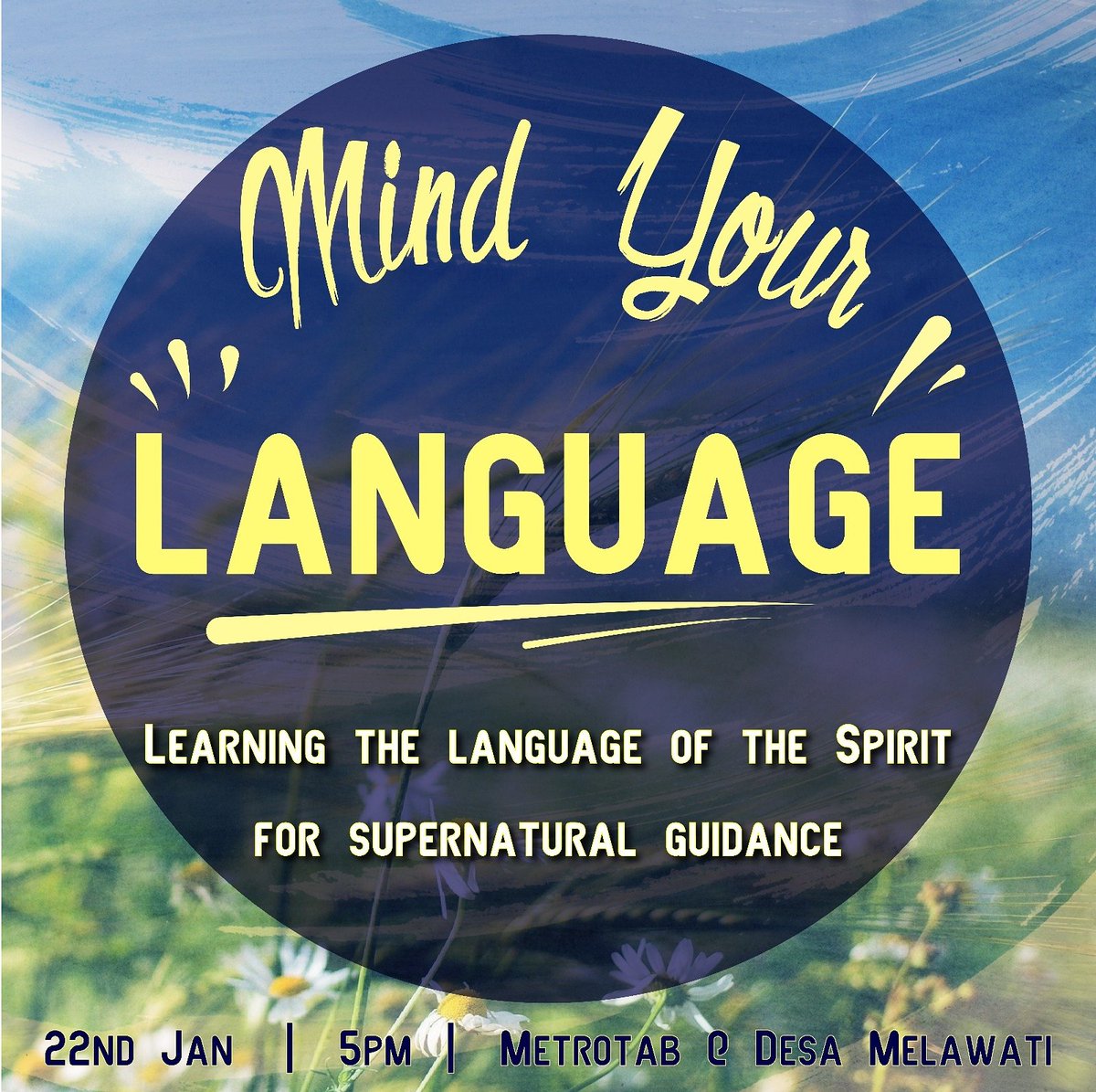 CampusAction's tweet photo. HAPPENING TOMORROW : Pastor Caleb will be preaching on the topic ' Mind Your Language'! #YAService https://t.co/X1lUHAtAkE