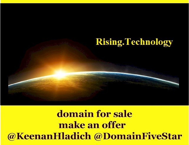 DomainFiveStar's tweet photo. https://t.co/SAIISEsyf8
#rising #tech #technology
#oled #drones #robots #AI #entrepreneur #iot
#domain for sale #Uniregistry #Namescon17 https://t.co/2qvRwvIqNk