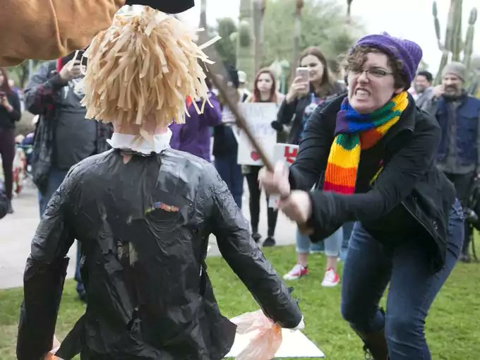 timhattrick's tweet photo. #NotMyProtesters love trumps hate, remember? https://t.co/p1IWy4ekcV