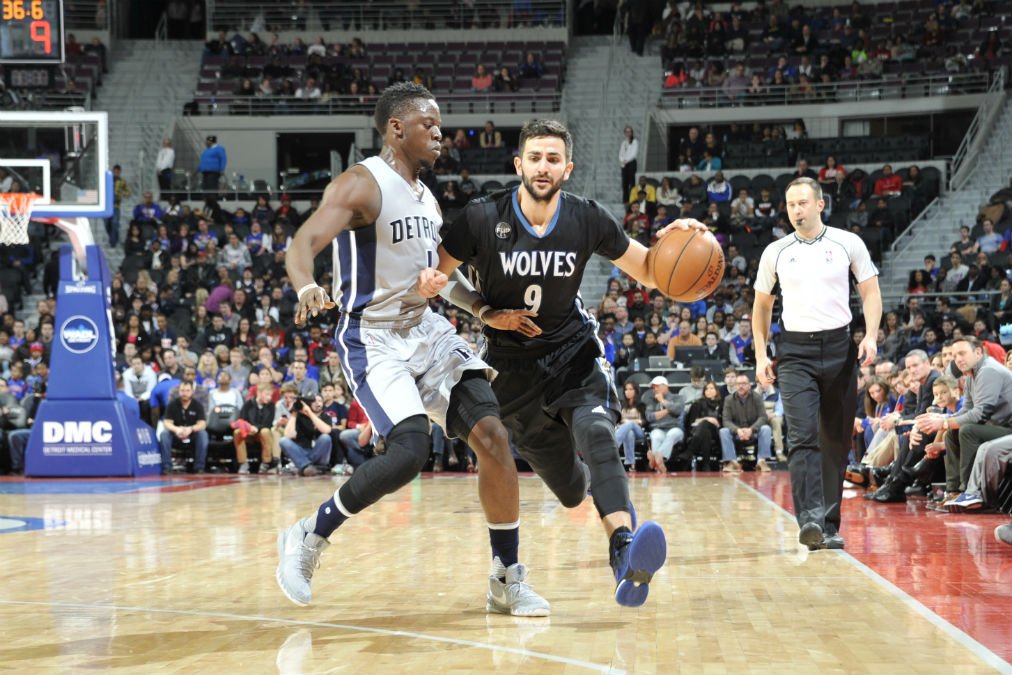 SLAMonline's tweet photo. According to a report, the Wolves and Pistons are discussing a trade centered around Ricky Rubio and Reggie Jackson: https://t.co/z7AyLgLQpw https://t.co/ZT7nf0jjxG