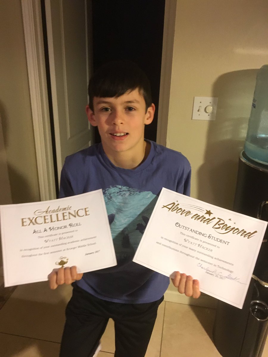 Congrats Wyatt Hacker on the academic achievements! Proud of ya buddy! #tech #1golfschool <a href="/JimMcLeanTexas/">Jim McLean Texas</a>