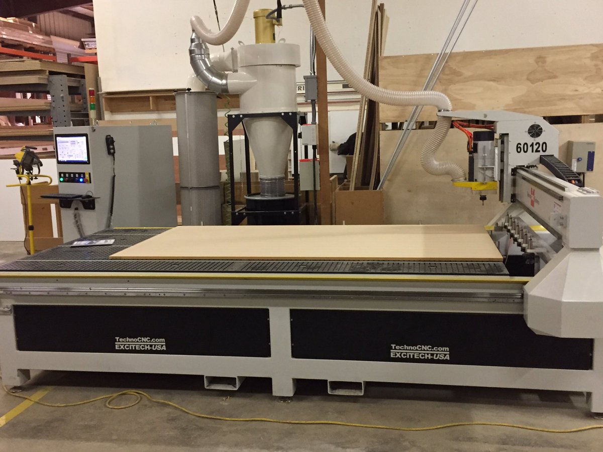 ptmachinery's tweet photo. New @technocnc and @OneidaAir system installed in Martinez, CA today courtesy of @ptmachinery https://t.co/otLacmNndS