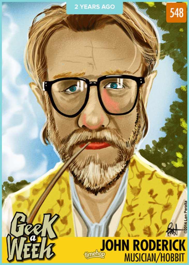 LenPeralta's tweet photo. That time I drew @johnroderick as a hobbit. #geekaweek https://t.co/ZHbVQ3hpDv