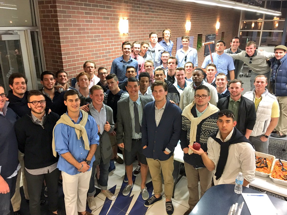 NevadaBaseball's tweet photo. Themed team Dinner #4 "Preppy" ! A great night of team building for the 2017 Pack ! Final theme is Professional/Formal #PackFamily https://t.co/ooElrN7m9M