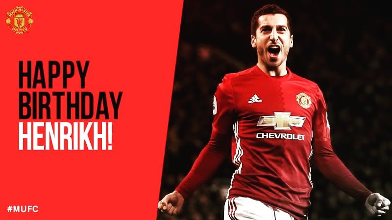Happy birthday to Henrikh Mkhitaryan let\s celebrate today with a win.. 