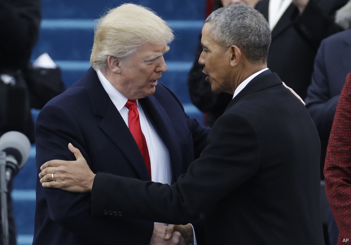 VOAStevenson's tweet photo. In Photos: Obama's last day as President #voainaug https://t.co/jt3Xcrlbml @VOANews