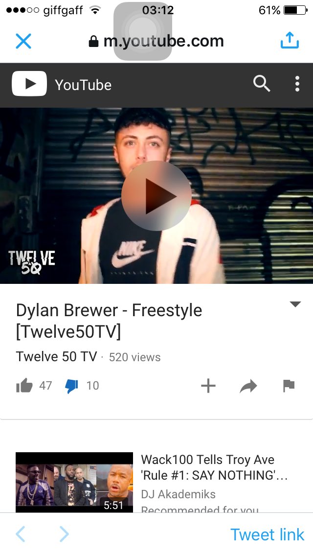 JoshWosik's tweet photo. The dislike button is a must lol👎🏻👎🏻

@1250TV @DylBrewer95 https://t.co/7DknuZuVAN