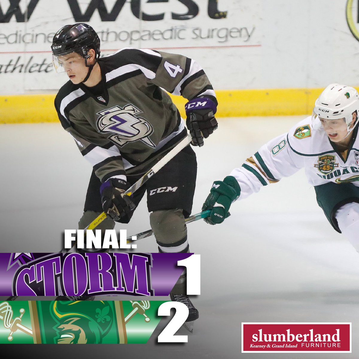 TriCityStorm's tweet photo. Captain Alex Limoges with the only goal tonight #TCvsSC https://t.co/1ol0YrNc83
