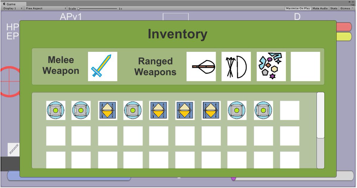 boringgstudio's tweet photo. [WIP] Been working on an Inventory System for our game!
#gamedev #igdev #indiedev #unity3d #screenshotsaturday https://t.co/anGcYMFa9a