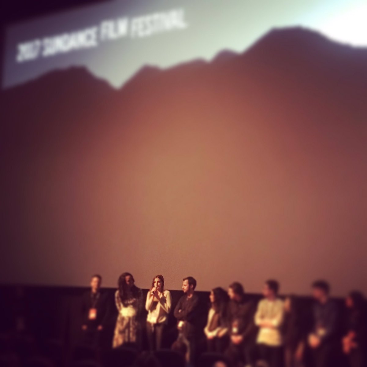 StudioMunka's tweet photo. Zofia Kowalewska during Q&amp;A after American Premiere of @CloseTiesFilm at @sundancefest ! https://t.co/Yxha0dX0eQ