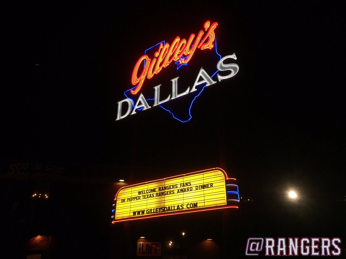 Goodnight from #RangersAwards...  We'll see everyone tomorrow at Globe Life Park for #RangersFanFest! https://t.co/1yoVx5njGC