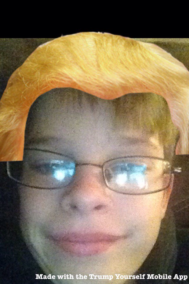TrizzoMike's tweet photo. #TrumpYourself https://t.co/pNBYUQQgT1  like the new hair cut it came from trump https://t.co/OQMNYxrHbQ