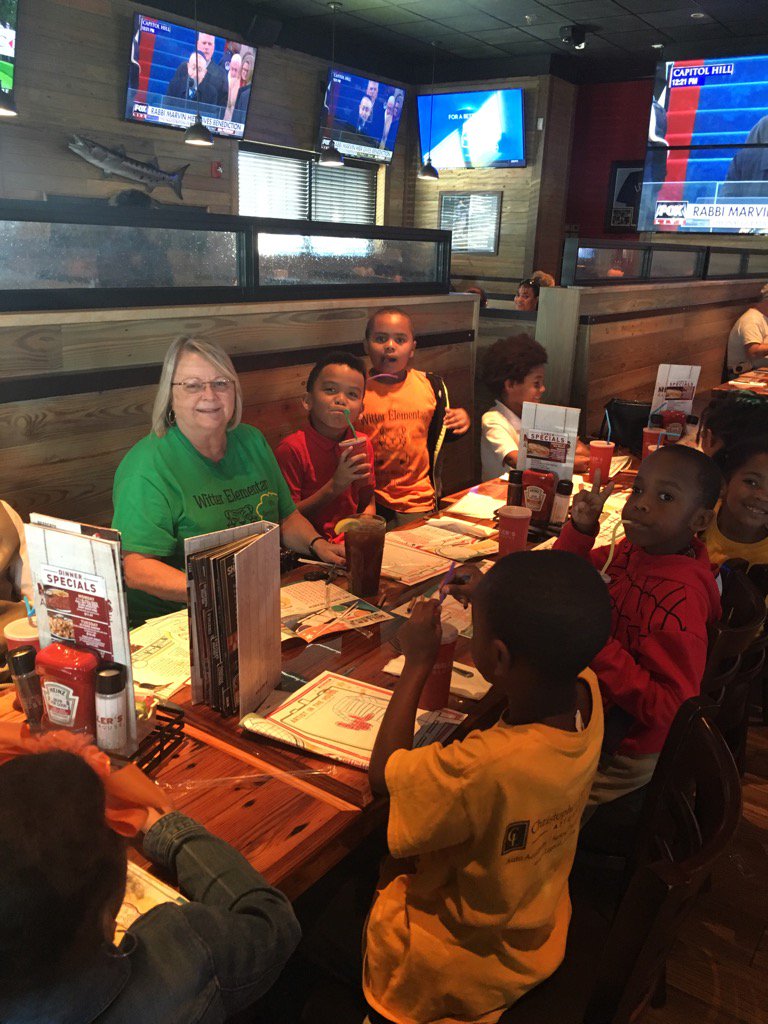 <a href="/WitterElem/">@WitterElem</a> celebrating our rockstar students at the Principal's Honor Roll Luncheon!