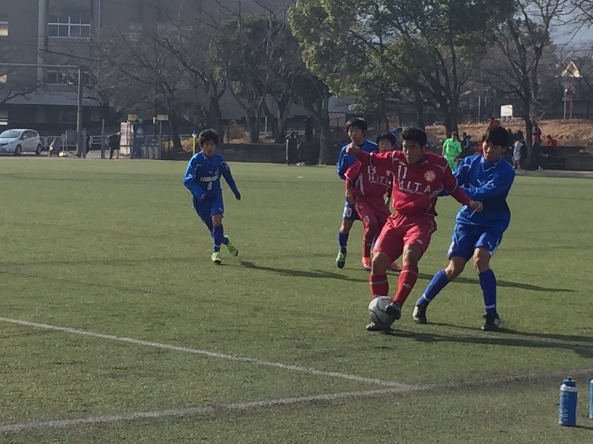 日田高校サッカー部 大分県高等学校新人大会 ３回戦 大分鶴崎高校戦 前半 日田 １ー０鶴崎 得点者 千原悠 後半 日田 ０ー１ 鶴崎 延長前半 日田 ０ー０鶴崎 延長後半 日田 ０ー１鶴崎 結果 日田 １ー２鶴崎