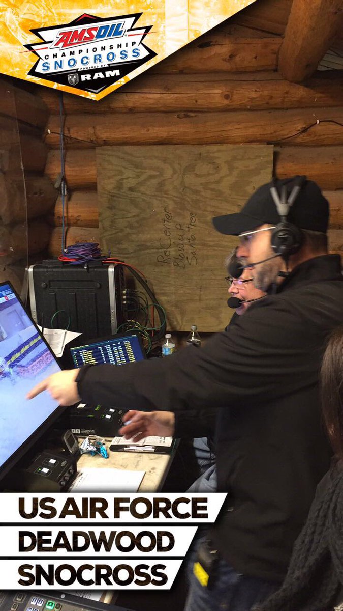 CSkorich's tweet image. Watching @MCHotTamale and @Chris_Hawkey call the #ProOpen final is just as entertaining as the race @snocross