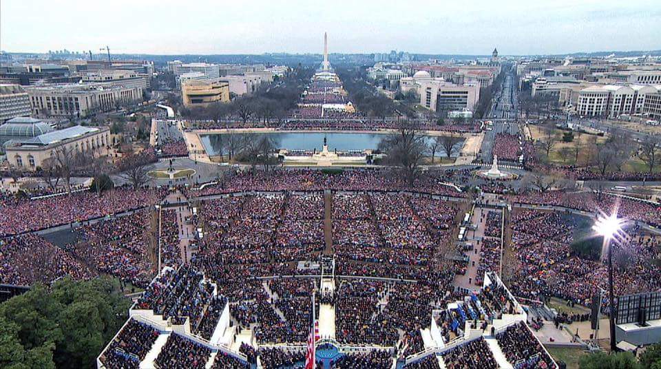 Photo of Trump inaugural spread by media was taken hours before ceremony