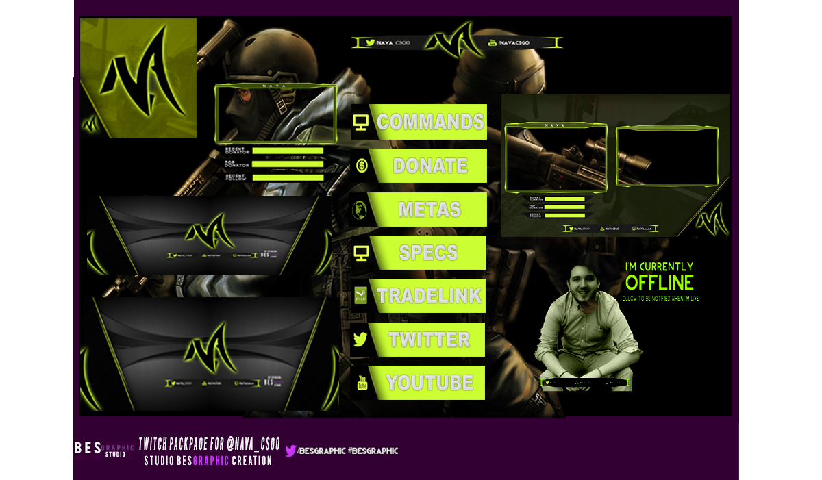 besgraphic's tweet photo. New packpage for @NAVA_CSGO 
#besgraphic working. https://t.co/80opEb7ikm