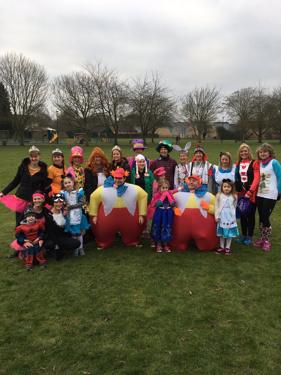 Mad Runners Tea Party at <a href="/Marchparkrun/">March parkrun</a> first birthday 🎉🏃🏃🏻🍰☕️🎩🎂 <a href="/parkrunUK/">parkrun UK</a>