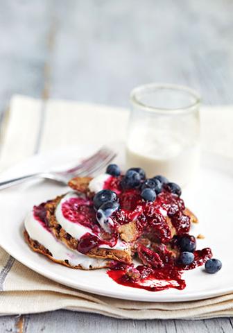 HonestlyHealthy's tweet photo. Saturday Stack! Let the wknd food party commence, kick it off with my Buckwheat Pancakes &amp; allllllll the toppings! https://t.co/3UHI8GC9PB https://t.co/u5URmA4vVR