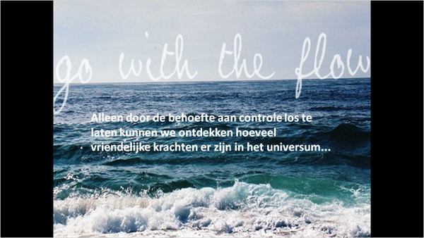 De wereld valt toe aan zij die kunnen loslaten. Lao Tse lerenloslaten.com