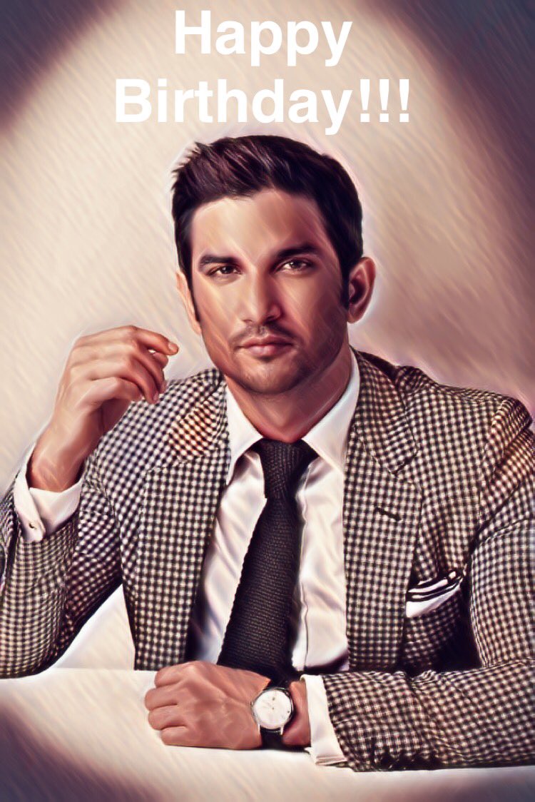 AllThingsSSR's tweet photo. Happy Birthday Sushant Singh Rajput @itsSSR! 🎉🍾🎁 https://t.co/MxoYHvsKhn