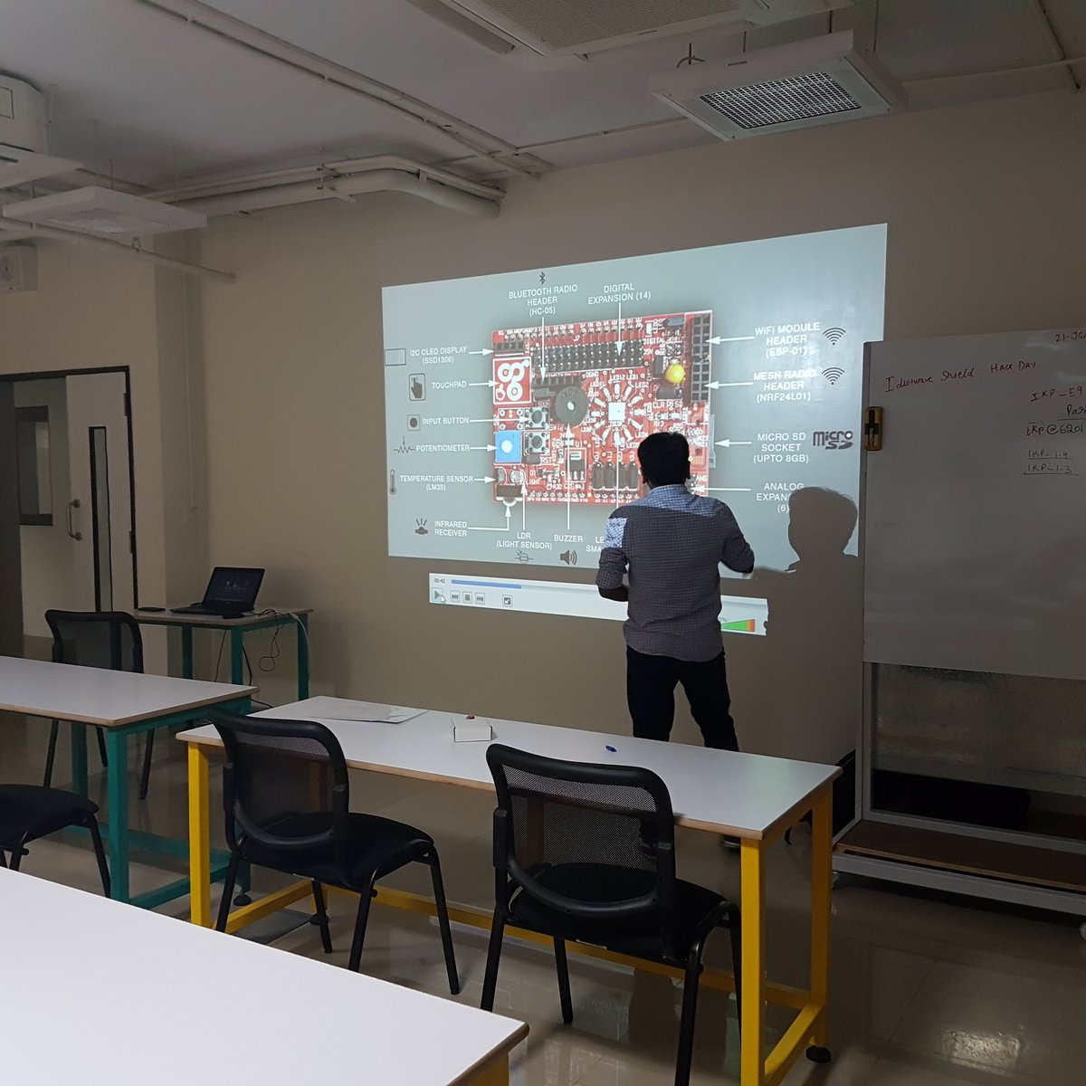 CuriosityGym's tweet photo. #Idiotware hackathon at IKP Eden in progress. Teams selecting themes https://t.co/l0EQBz8R9I