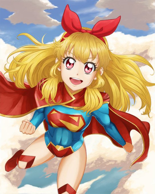 スーパーガールのtwitterイラスト検索結果 古い順