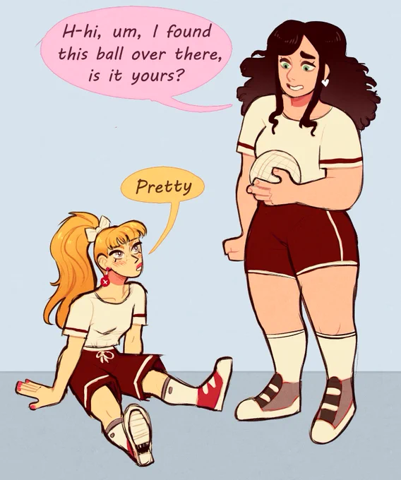 its a meet-cute for the history books, lads 