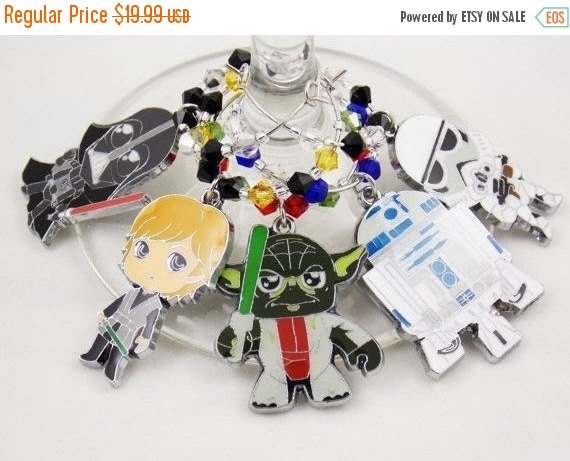 TheWarpZneStore's tweet photo. NEW YEARS SALE Disney Wine Charms Star Wars inspired geeky wine glass… https://t.co/e3llf9JK0g #Etsy #StarWarsCharms https://t.co/iPS2bBi7sN