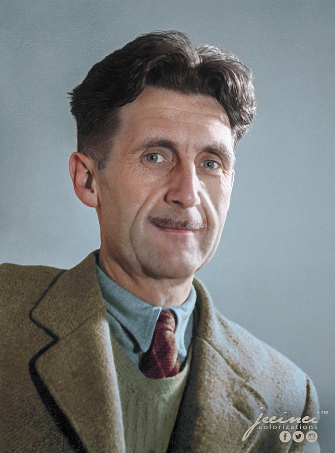 Check Out What George Orwell Looked Like  in 1945 