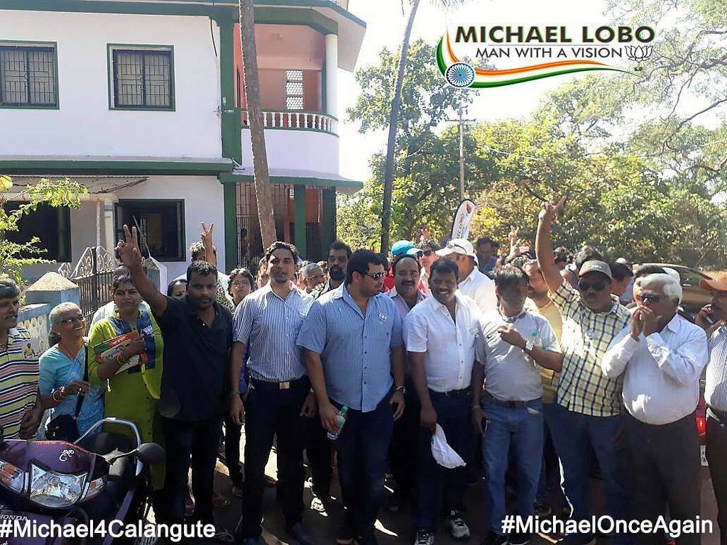 MichaelLobo76's tweet photo. #TeamMichael in Gauravaddo. #ForcaMichael #MichaelOnceAgain #michael4calangute https://t.co/I3hyretIZU https://t.co/Nptu59uE1j