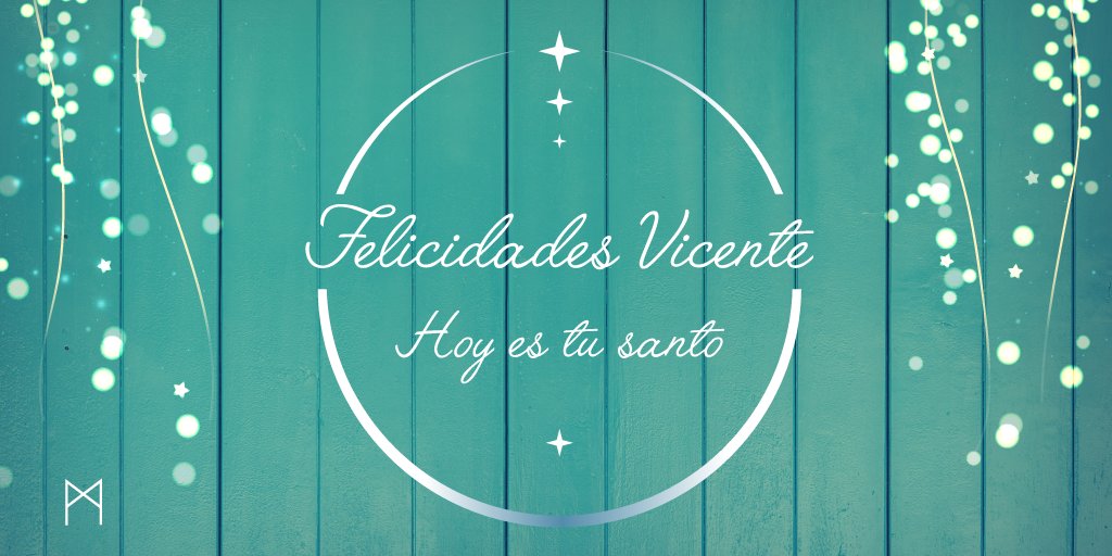 holymarkt's tweet photo. ¡Felicidades a todos los #Vicentes! https://t.co/R5azCkou2R