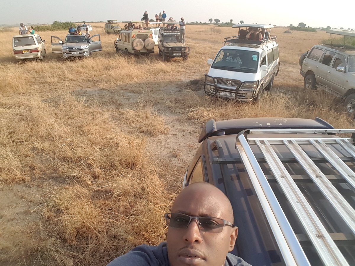 MauriceMugisha's tweet photo. The traffic today at Queen Elizabeth National Park is unbelievable. #Uganda #Tourism 👌👌👌👌 https://t.co/Ff9s332w2E