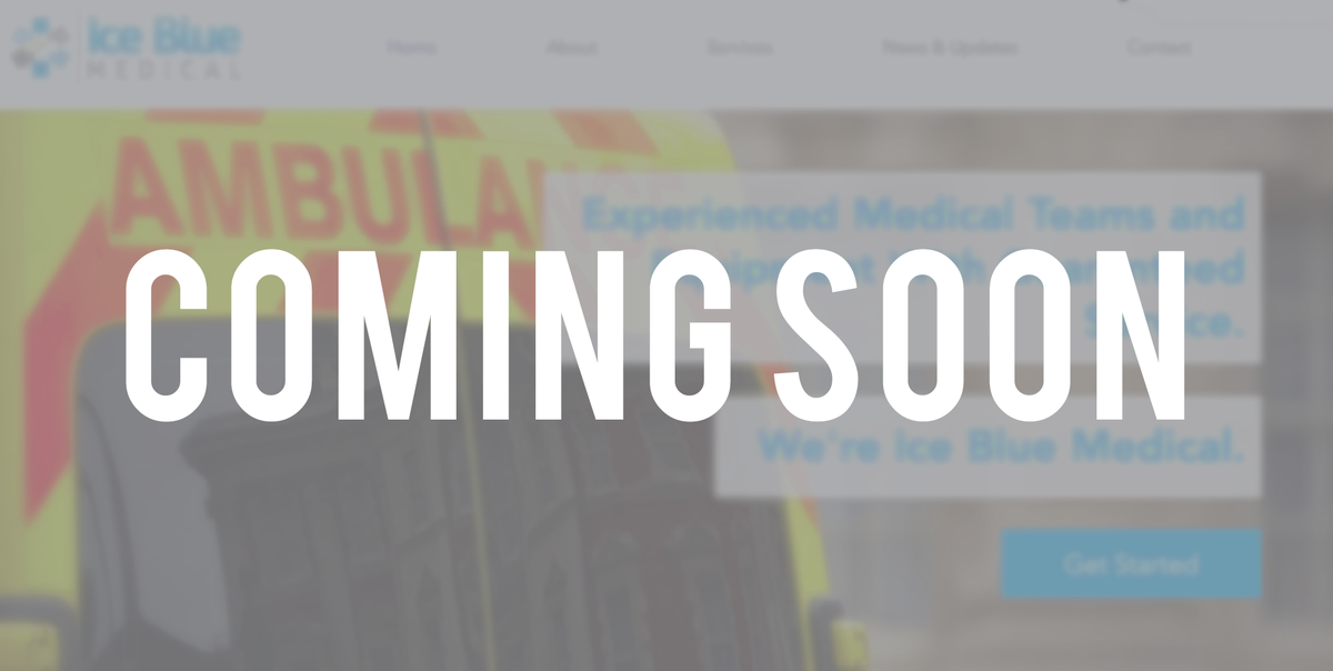 IceBlueMedical's tweet photo. Hello! We've been quiet on here recently, but no need to worry - we're in the final stages of launching our brand new #website! #teamiceblue https://t.co/KjUtaCITQJ