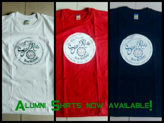 OLCS_60's tweet photo. Alumni shirts are already available. 
You can get them from Maam Priscilla Tabanao

Sizes:
S, M, L @350
XL @400

contact number: 832-35-05 https://t.co/MKDFpvO3Db