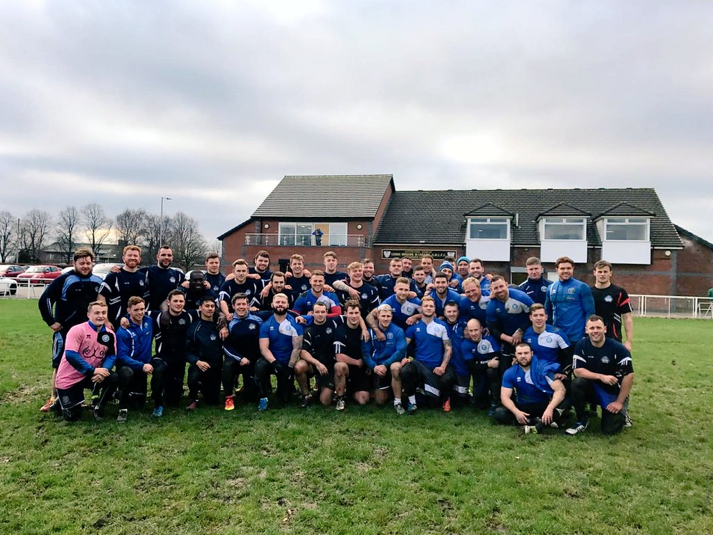 HurricanesRLFC's tweet photo. Great morning session with @Swinton_Lions special thanks to hosts @leighminersrl
#inthistogether https://t.co/S8weX6uzKK