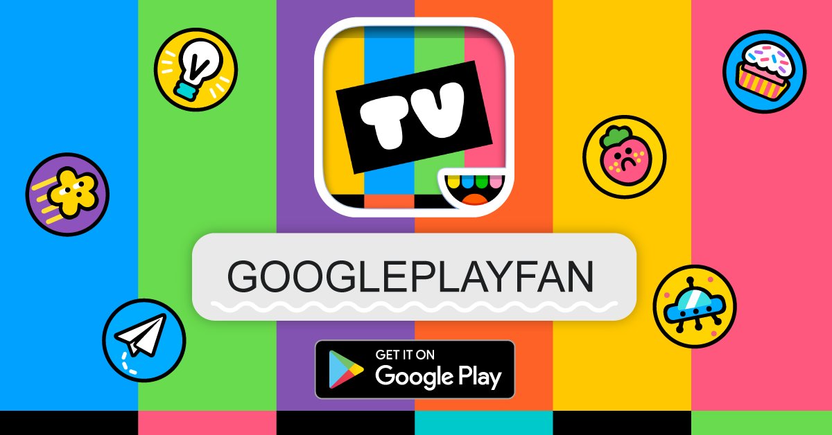 tocaboca's tweet photo. Haven't tried #TocaTV yet? Get up to 80% off your 6 or 12 month subscription on @GooglePlay with code GOOGLEPLAYFAN: https://t.co/xOUacRXNSK https://t.co/iC4wMLdym3