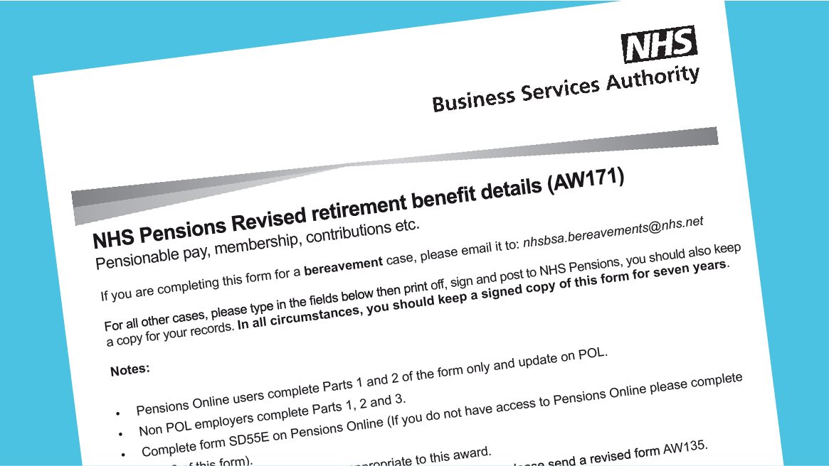 Nhs Pensions Employers Form Aw171 Must Be Submitted To Nhs Pensions By Post If Received By Email It Will Be Deleted Details At T Co Ljow0natt8 T Co Pjnajpiyre Nhs Pensions Employers Form Aw171 Must Be Submitted To Nhs Pensions By Post If Received By Email It Will Be Deleted Details At T Co Ljow0natt8 T Co Pjnajpiyre