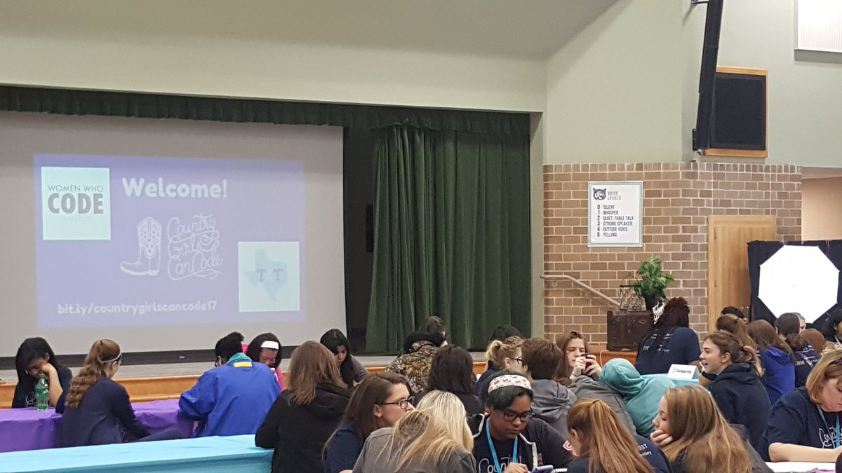 abrooks's tweet image. Awesomeness happening here today! #countrygirlscode