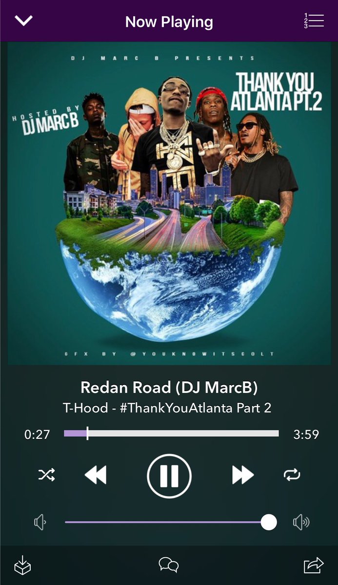 TheRealThood's tweet photo. #ThankYouAtlanta2 x #RedanRoad x @DJ_MarcB x ONE DREAD!!! 🤙🏽 https://t.co/DJpsBpo6Cl