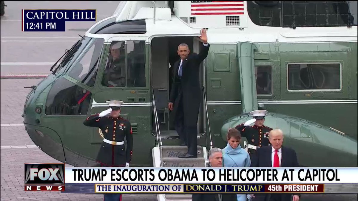 MyDaddyDonald's tweet photo. Goodbye! But now it's our turn #MAGA #GoodbyeObamas #ourturn #republicanfordayz https://t.co/rU0Nd12nRB