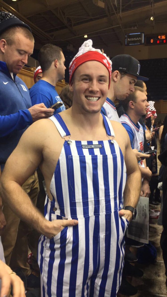 KatieScaff's tweet photo. When she swipes right #HereComesDuke https://t.co/3TCQZjyKju