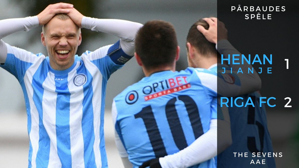 RigaFC_Official's tweet photo. Uzvara pirmajā pārbaudes spēlē AAE. Ar 2:1 (2:0) pieveicam Ķīnas Henan Jianye vienību. Abus vārtus guva pārbaudāmais uzbrucējs no Nigērijas. https://t.co/24YcTTcNp8