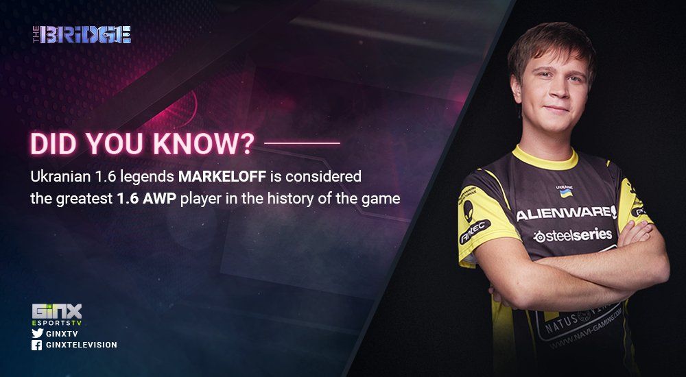 GINXTV's tweet photo. Good luck at the major @YegorMarkeloff ! #DidYouKnow
#CSLegend https://t.co/gWY21Q43Du